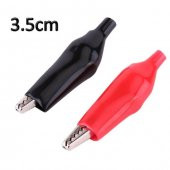 Timsah Ağızlı Klips Krokodil 2li Set Kırmızı Siyah 3.5 CM thumbnail 2