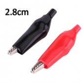 Timsah Ağızlı Klips Krokodil 2li Set Kırmızı Siyah 2.8 CM thumbnail 6