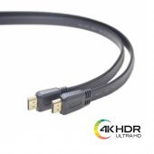 1.8M Flat Hdmi Kablo 4K Full Hd 3D Destekli Hdmi Kablo 3840 x 2160 thumbnail 5