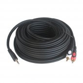 10M Stereo To 2 Rca Ses Kablosu - Özel Bakır Seri - 10 Metre thumbnail 3