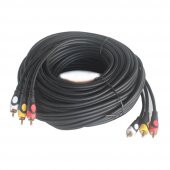 10M 3 Rca To 3Rca Ses Video Sinyal Kablosu - Özel Bakır Seri thumbnail 1