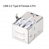 Koodmax-Usb B Tipi Dişi Konnektör - Lehim Tip - Yazıcı Kablosu Dişi Soket thumbnail 2