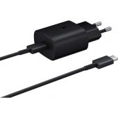 Samsung Galaxy Z Flip 4 Fast Charging 25W Type-C Çıkışlı Kablolu Şarj Aleti Siyah(Samsung Türkiye Garantili) - 1