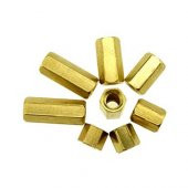 Koodmax-M2.5 X 12Mm Pirinç Aralayıcı Distans - Dişi - Dişi M2.5*12+5Mm - 5