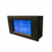 Koodmax-Dijital Lcd Ekran Voltaj Amper Gerilim Akım Güç Enerji Ölçer 100A - 3