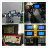 Koodmax-Dijital Lcd Ekran Voltaj Amper Gerilim Akım Güç Enerji Ölçer 100A - 8