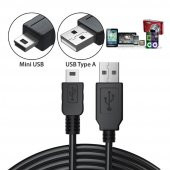 5 Pin Mini Usb Erkek Kablo To Usb Erkek 1 8M - 3