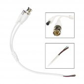 Güvenlik Kamerası Bnc To Dc Power Kablo Kamera Tarafı Beyaz - 6