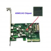 2 Port Pci E Usb 3 1 Type C PCI Ekspres Type C Kart - 4
