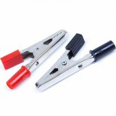 Koodmax-Timsah Ağzı Akü Maşası Kilps Kıskaç Küçük - 2 Adet Kırmızı Siyah thumbnail 1