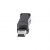 Koodmax-5 Pin Mini Usb Plastik Kapaklı Konnektör 10 Adet - 3