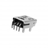 Koodmax-5 Pin Mini Usb Soket Usb Type-B 90 Derece Konnektör Lehimlik 5Li - 2