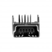 Koodmax-5 Pin Mini Usb Soket Usb Type-B 90 Derece Konnektör Lehimlik 5Li - 3