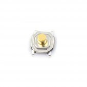 Metal Push Button 4X4 5Mm Buton Bakır Kafalı 10 Adet - 1