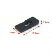 Koodmax-2 Pin 2.54Mm Uzun Tip Dişi Jumper - Siyah - 10 Adet - 2