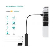 4 Port 2.0 Usb Hub Slim Usb Çoklayıcı Ledli Hub (551900354) thumbnail 6