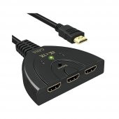 3 Port Kablolu Hdmi Switch 4K 2160P Ultra Hd 3 Giriş 1 Çıkış thumbnail 1