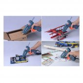 Silikon Tabancası Anahtarlı Sıcak Mum Silikon Tabanca 20 W Mavi thumbnail 2