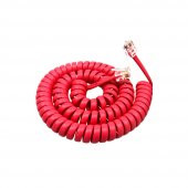 2M Spiral Telefon Ahize Kablosu - Kırmızı - 2