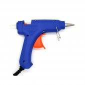 Silikon Tabancası Anahtarlı Sıcak Mum Silikon Tabanca 20 W Mavi thumbnail 6