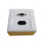 Turbosepet Hdmi+Vga Duvar Prizi - Hdmi Vga Sıva Altı Sıva Üstü Priz thumbnail 1