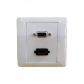 Turbosepet Hdmi+Vga Duvar Prizi - Hdmi Vga Sıva Altı Sıva Üstü Priz thumbnail 2