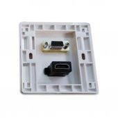 Turbosepet Hdmi+Vga Duvar Prizi - Hdmi Vga Sıva Altı Sıva Üstü Priz thumbnail 3