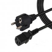 180 Derece Monitör Kasa Power Güç Elektrik Kablosu 1.8M thumbnail 1