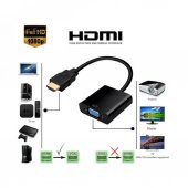 Hdmı To Vga Kablo Çevirici Dönüştürücü + Ses - Hdmi To Vga Kablo (551664582) - 4