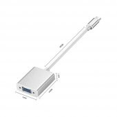 Usb Type C To Vga Çevirici Dönüştürücü Kablo Type-C Macbook - 3
