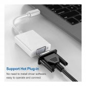 Usb Type C To Vga Çevirici Dönüştürücü Kablo Type-C Macbook - 7