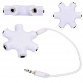 5 Port 3.5Mm Kulaklık Çoklayıcı Splitter Kablo Iphone Samsung thumbnail 4