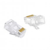 Rj45 Konnektör 50 Adet Network Cat5 Cat6 Jak Jack Ethernet Uç thumbnail 4