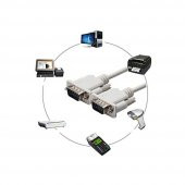 Rs232 Db9 9 Pin Serial Comport Erkek Erkek Kablo - 1.5M thumbnail 3