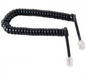 Spiralli Ahize Kablosu - Siyah - 2M thumbnail 1