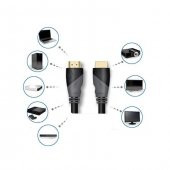 Hdmi 2.0 Kablo 4K 60Hz 3M Metre 19 1 Görüntü Kablosu Ultra Hd thumbnail 6