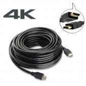 20M Metre 4K Hdmi Kablo 3D Ultra Hd Ethernet Altın Uç Kablo thumbnail 1