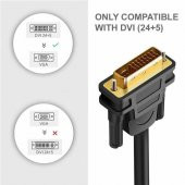 10M 24+5 Dvi To Vga Kablo - Altın Uç - Filitreli - 3