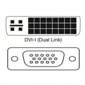 10M 24+5 Dvi To Vga Kablo - Altın Uç - Filitreli - 6