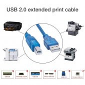 1 Metre Usb 2.0 Yazıcı Kablosu - Usb Tip B Kablo - 4