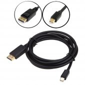 Wozlo Mini Displayport to Displayport Kablosu 1.8 M - 1