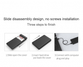 Orico Usb 3.0 Taşınabilir 2.5 İnç Harici Harddisk Kutusu Siyah - 5