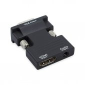 Ses Destekli Hdmi To Vga Çevirici Dönüştürücü Adaptör 1080P (551664312) - 5