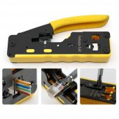 Wozlo Cat7 Cat6 Cat5 RJ45 Sıkma Pensesi 6P6C, 6P4C, 6P2C, RJ11, RJ12 Network Pense thumbnail 4