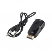 Hdmi To Vga Çevirici Dönüştürücü Adaptör 3.5Mm Ses Çıkışlı 1080P (551664310) - 4