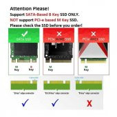 M.2 Ngff Ssd To 2.5 Sata 3 Çevirici Dönüştürücü Adaptör Kart (551664294) - 5
