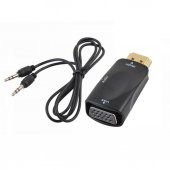 Hdmi To Vga Çevirici Dönüştürücü Adaptör 3.5Mm Ses Çıkışlı 1080P (551664310) - 7