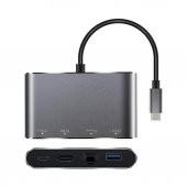 Type-C To Hdmi 4K Gigabit Ethernet Type-C Usb 3.0 Şarj Çoklayıcı (551664301) - 6