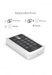 Wozlo Rfid Şifreli Access Sistem Kapı Kilidi + Tag Göstergeç Manyetik Anahtarlık 20 Adet thumbnail 6