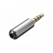 4 Pin Stereo Konnektör - Lehim Tipi - Vidalı Birleşme Gri (551664237) thumbnail 1